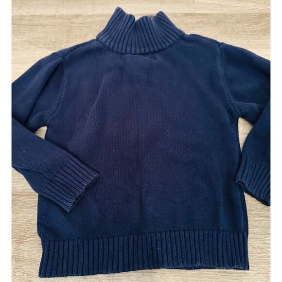 Nautica Navy Blue 3/4 Zip Sweater Size 4 - Picture 2 of 4